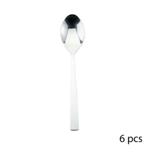 Sada příborů Olympe 24 ks stříbrná nerezová ocel pro 6 osob do myčky 5five