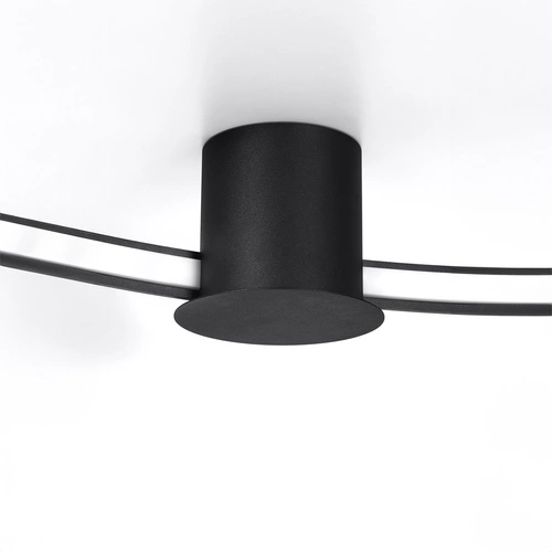 LED stropní svítidlo Rio 55 bílé moderní kulaté do obýváku, kuchyně a ložnice