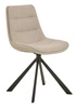 Židle Adisa béžová otočná moderní do jídelny a obývacího pokoje