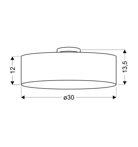 Závěsné svítidlo Kioto 30 šedá látka do obýváku a jídelny moderní kulatá