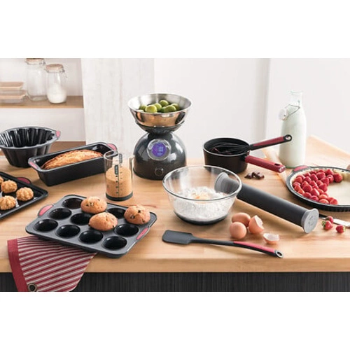 Silikonová forma na pečení 26 cm šedá 5five simply smart na dort a chléb do trouby