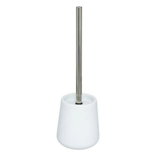 Sada koupelnových doplňků Colors bílá s keramickou mýdlenkou do koupelny