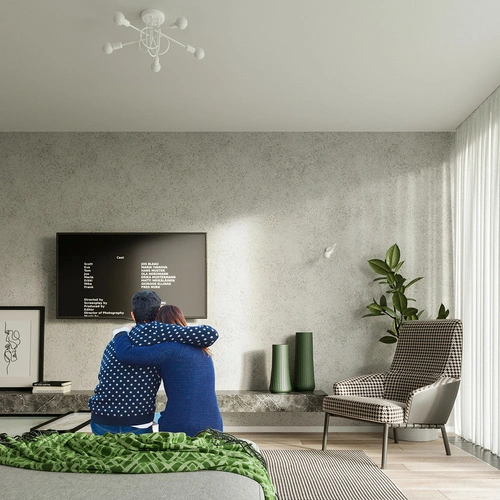 Nástěnné svítidlo LOOP bílé moderní ocelové do obýváku a ložnice SOLLUX LIGHTING