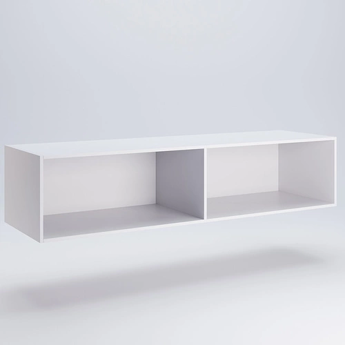 Horní skříňka Flora 4 dveře bílý lesk