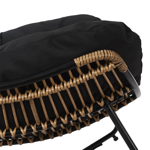 Zahradní křeslo Tulum černé