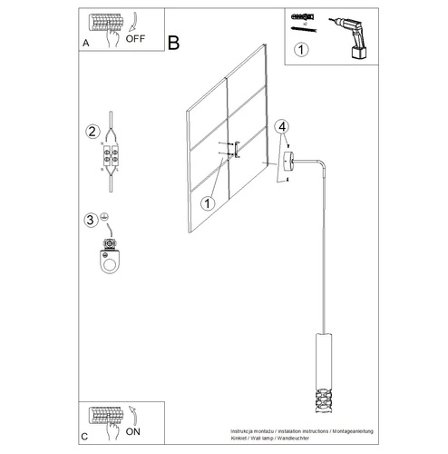 Moderní nástěnné svítidlo LIRO bílé kovové do obýváku a ložnice SOLLUX LIGHTING