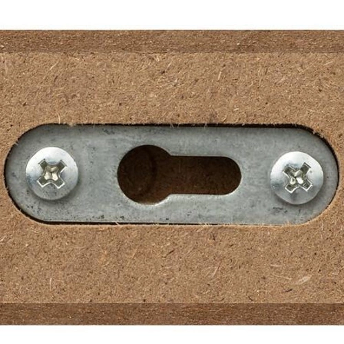 Rohová nástěnná police dub moderní na knihy a květiny 25 cm 5five simply smart