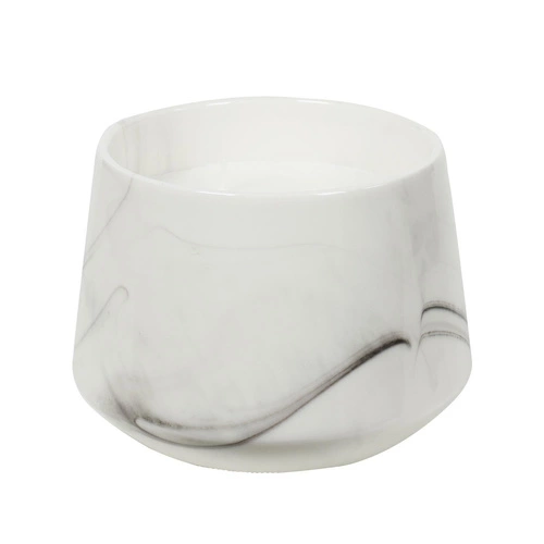 Vonná svíčka Marble L bílá