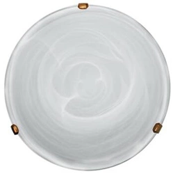 Stropní svítidlo Duna 40 cm bílé skleněné moderní kulaté do obýváku a kuchyně CANDELLUX