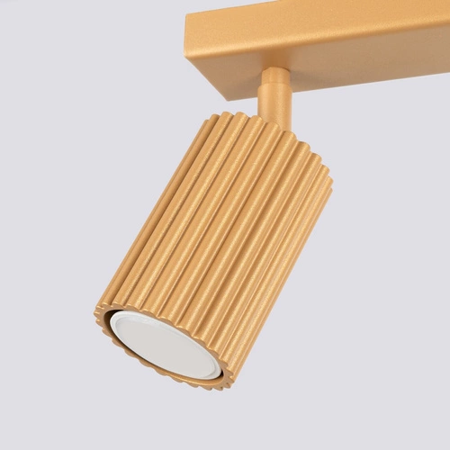 Stropní svítidlo KARBON 2 zlaté moderní glamour do obýváku s nastavitelným stínidlem