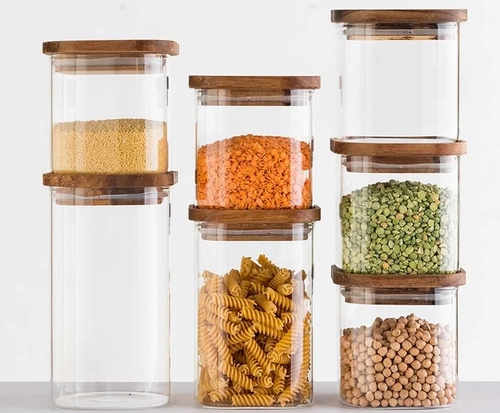 Skleněná dóza Hermet