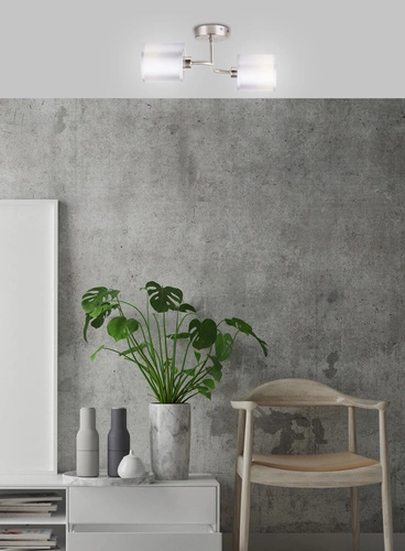 Nástěnné svítidlo Sax 2x40W E14 satin