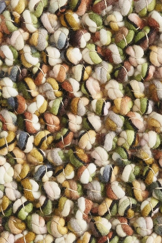 Vlněný koberec do obýváku Marble zelený 250x350 cm vintage ručně tkaný snadno čistitelný