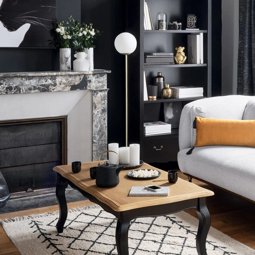 Stojací lampa Dris zlatá