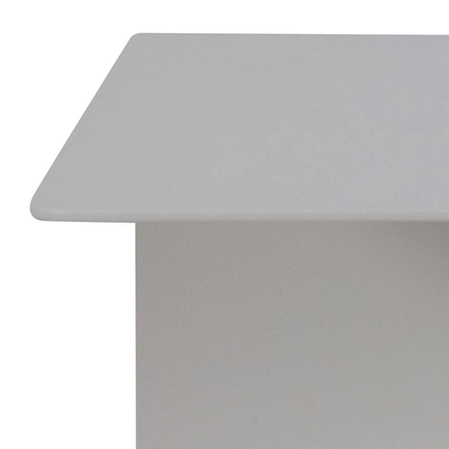 Bílá kovová nástěnná police na knihy Joliet S do obýváku a ložnice 35 cm