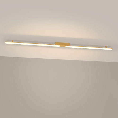 Stropní LED svítidlo LAGOM zlaté moderní do obýváku a kuchyně 3000K Thoro