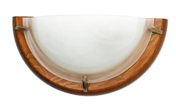 Stropní svítidlo Duna plaf 1/2 dub alabastr 1x60W