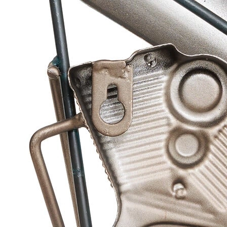 Stojací kovové hodiny motocykl Neils loftové do obývacího pokoje Atmosphera