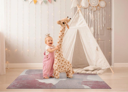 Moderní koberec do obýváku a ložnice Lila Rosa 160x230 protiskluzový snadno čistitelný Carpet Decor