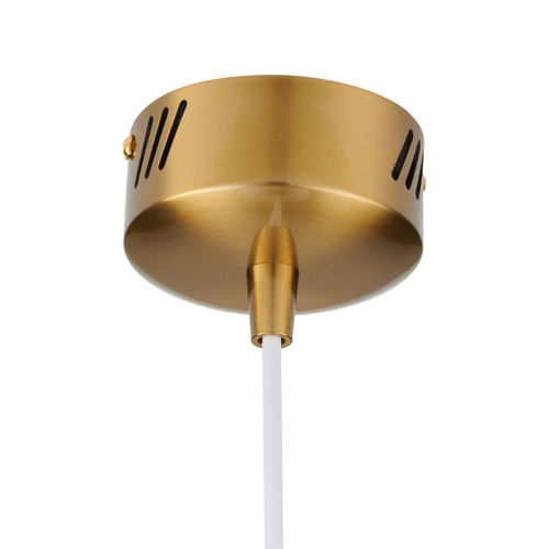 Závěsné svítidlo koule BONI bílá 25 cm skleněné do obýváku kuchyně nebo nad stůl