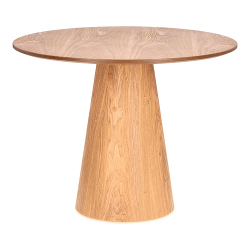 Kulatý stůl Soleilo 80 cm přírodní dub na jedné noze do obýváku a kavárny Intesi