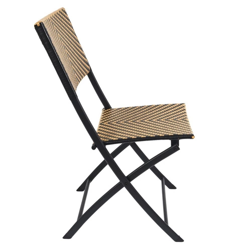 Kostkovaná skládací židle Marron