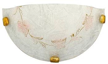 Stropní svítidlo Bona bílá skleněná vintage do koupelny a ložnice CANDELLUX 30 cm