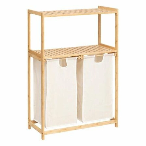 Regálová jednotka se 2 sáčky na prádlo Tidy Box bamboo