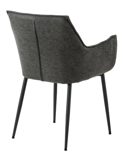 Čalouněná jídelní židle Bonita šedá s područkami moderní Actona