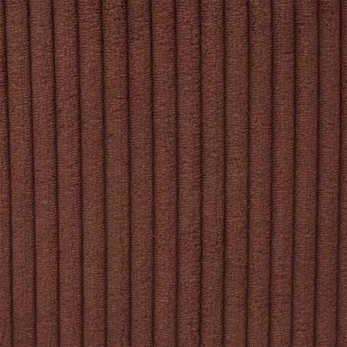 Skládací taburet Intesi Vels Scott s úložným prostorem z manšestru v barvě terakota do obýváku 38x38 cm