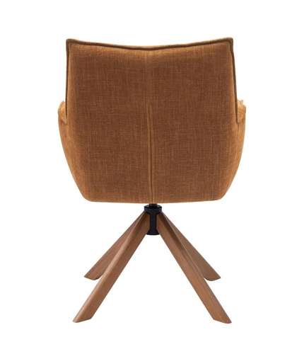 Otočná jídelní židle Marilla čalouněná s područkami