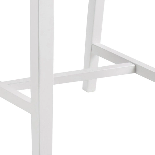 Dřevěná jídelní židle Brisbane Actona bílá skandinávská do jídelny a obýváku