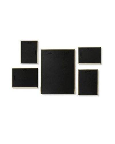 Sada závěsných zlatých fotorámečků Matinee Umbra glamour s květináčem