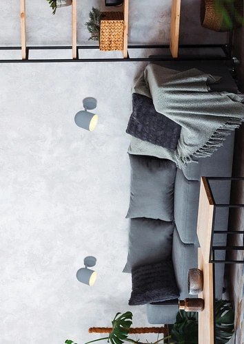 Moderní nástěnné svítidlo Azuro šedé matné kovové s nastavitelným stínidlem do ložnice a obýváku