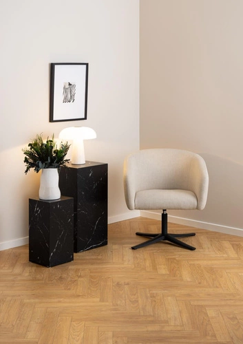 Ramsey otočné křeslo béžové Basel 24