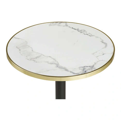 Bistro stůl House Nordic kulatý do jídelny bílý mramor glamour