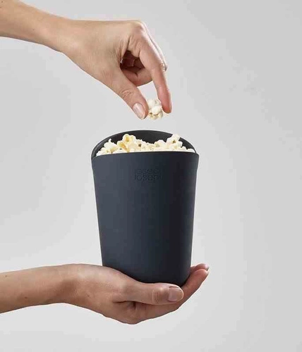 JJ - Sada 2 nádob na popcorn, M-Cuisine oranžová/šedá