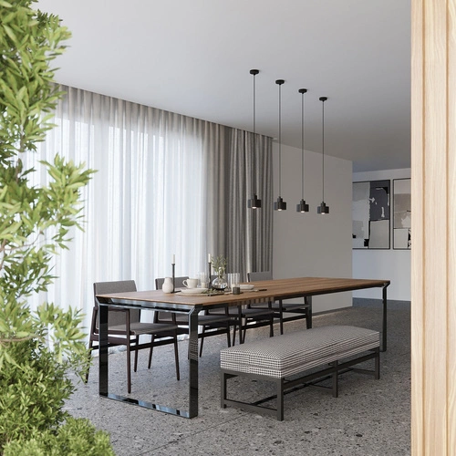 Stropní svítidlo SAVAR 2 černé moderní kovové do kuchyně a obýváku SOLLUX LIGHTING