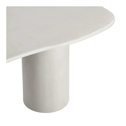 Jídelní stůl Maranola oválný 96x240 béžový moderní pevný