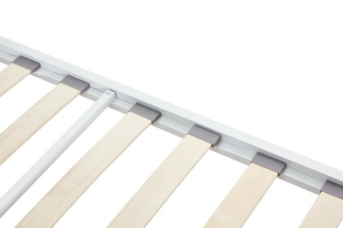 Postel Tala 90 cm kovová bílá