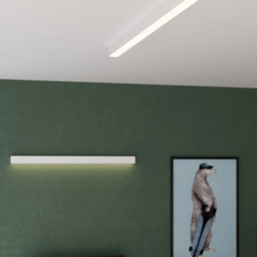 LED nástěnné svítidlo Pinne 90 bílé moderní do obýváku a ložnice minimalistické