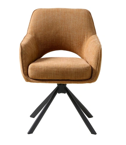 Otočná jídelní židle Cowley čalouněná s područkami