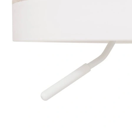 Barová stolička Ilsa bílá do kuchyně nastavitelná otočná bez opěradla