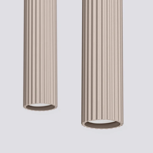 Stropní svítidlo KARBON 2 béžové moderní nad jídelní stůl a do kuchyně