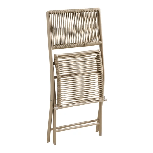 Zahradní bistro set Arcas taupe kovový na terasu 2 židle a stůl