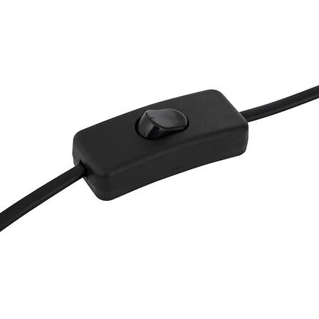 Stolní lampa Savio černá moderní kovová noční lampička do ložnice Atmosphera 38 cm