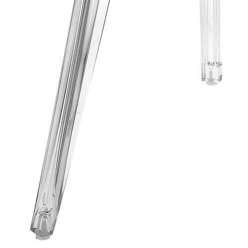 Průhledná jídelní a zahradní židle SCAB Design moderní stohovatelná z plastu