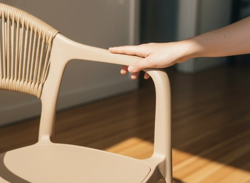 Zahradní židle Osma béžová Intesi z polypropylenu boho stohovatelná snadné čištění