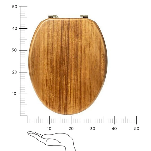 Dřevěné WC sedátko z akácie Blackacia