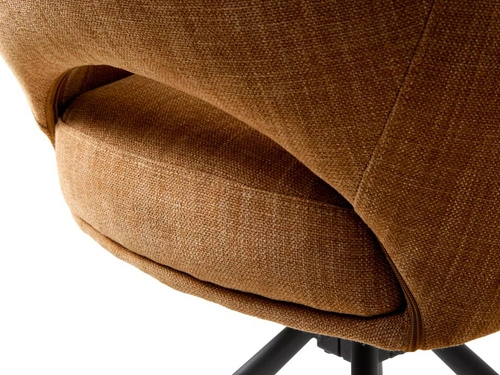 Otočná jídelní židle Cowley čalouněná s područkami